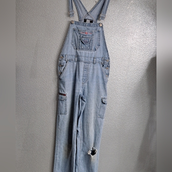 Vintage B.U.M. Equipment Distressed Overalls   Size M - Picture 1 of 11